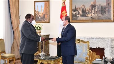 رسالة خطية للسيسي من رئيس زيمبابوي