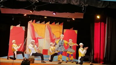 فرقة المنصورة للفنون الشعبية في مبادرة أيامنا احلى حقك تنظمي