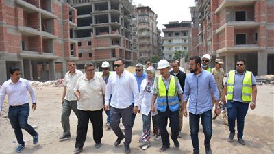جولة ميدانية لنائب محافظ الدقهلية لمتابعة مشروع تطوير عواصم المحافظات 