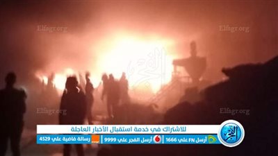 الدفع بـ 8 سيارات إطفاء للسيطرة على حريق بمصنع قماش بالسادات