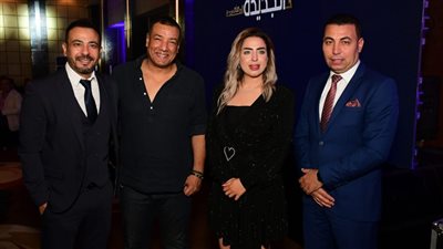 بالصور.. محمد نجاتي وهشام الجخ يشاركان في احتفالية قناة 