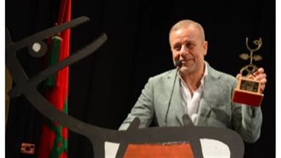 شريف منير يحتفل بتكريمه في مهرجان تطوان المغربي