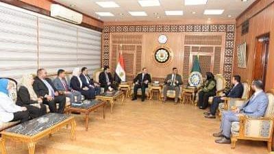 تفاصيل لقاء محافظ الدقهلية بوفد تنسيقية شباب الأحزاب 