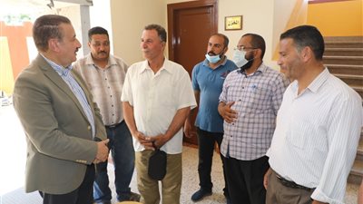 محافظ المنوفية يتفقد أعمال لجان امتحانات الثانوية العامة 