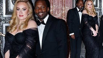 ظهور خاص لأديل برفقة حبيبها الجديد في حفل زفاف 