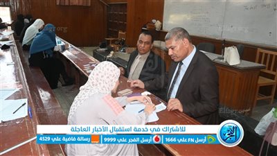 نائب رئيس جامعة الفيوم يتفقد امتحانات الدراسات العليا بكلية التربية (صور)