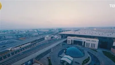 بعد افتتاح الرئيس السيسي لها.. شاهد أول تصوير جوي لمحطة عدلي منصور المركزية