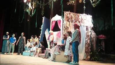 رحلة زمردة على مسرح قصر ثقافة بني سويف 