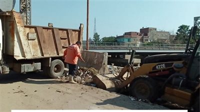  رفع 20 طن تراكمات قمامة في المنوفية