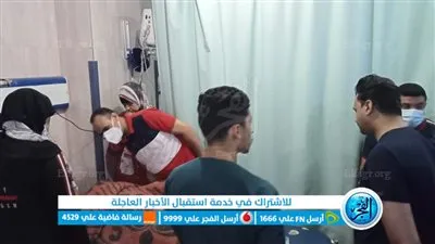 وكيل الصحة بالبحيرة يزور مصابي حادث 