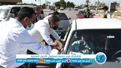 محافظ الفيوم يقود حملة مرورية لضبط السائقين المخالفين بتعريفة الأجرة (صور)