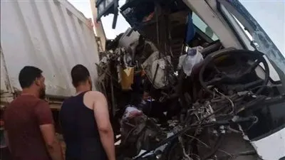 مصرع 6 أشخاص في حادث مروري بأبوقرقاص جنوب المنيا 