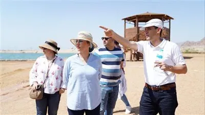 وزيرة البيئة في زيارة تفقدية لبحيرات الأكسدة 