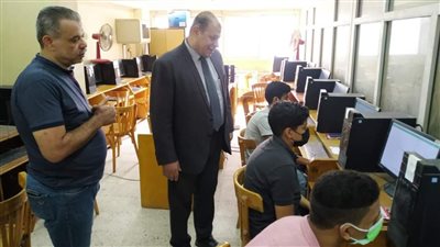 تعليم المنوفية تتابع اختبارات المدرسة الثانوية الفنية لتكنولوجيا الطاقة النووية 