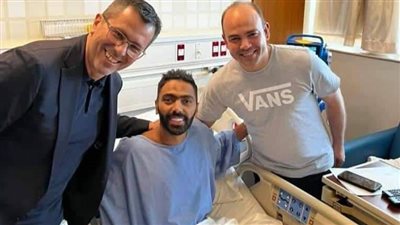 اليوم.. حسين الشحات يعود للقاهرة بعد جراحة ناجحة في الركبة