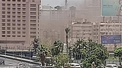 عمليات تبريد لمنع تجدد اشتعال حريق بجوار 