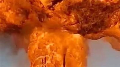 شاهد.. روسي يحرق نفسه في محطة بنزين ويتسبب في كارثة