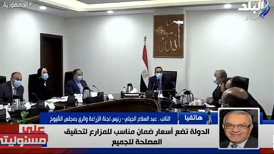 برلماني: الأسعار الاسترشادية تضمن حق المزارع قبل توريد المحاصيل