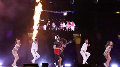 تركي آل الشيخ ينشر فيديو لتامر حسني من حفل افتتاح ملعب نادي ألميريا الإسباني 