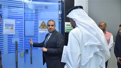 هيئة الدواء تستقبل السفير البحريني لبحث التعاون في مجال المستحضرات والمستلزمات الطبية