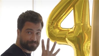 معتصم النهار يحتفل بوصول عدد متابعيه لـ 4 مليون