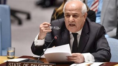 مندوب فلسطين الدائم لدى الأمم المتحدة: الدينا فيها خير والشعب الفلسطيني ليس يتيما
