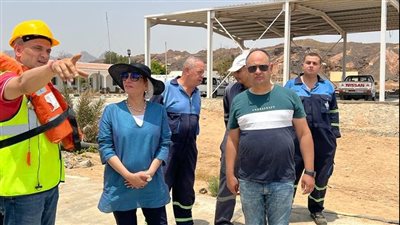 وزيرة البيئة تتفقد مركز السلام لمكافحة التلوث بالزيت بمدينة شرم الشيخ 