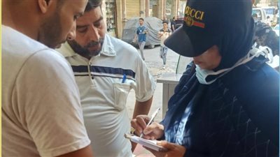 محاضر بالجملة على المحلات التجارية بالإسكندرية 