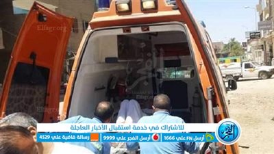 مصرع عاملين بحادث انقلاب تروسيكل في سوهاج