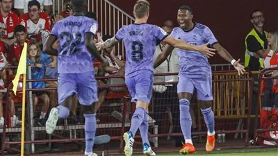 ألابا يقود ريال مدريد لتحقيق فوزًا مُثيرًا أمام ألميريا في الدوري الإسباني