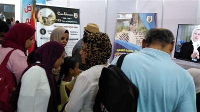 جامعة القاهرة تشارك في فعاليات معرض أخبار اليوم التعليم العالي 