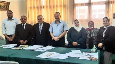 وفد من المجلس الأعلى للجامعات يتابع سير امتحانات القدرات بكلية التكنولوجيا والتعليم