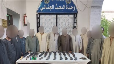 حملة أمنية مكبرة بنطاق أسيوط لضبط العناصر الإجرامية حائزى الأسلحة النارية والمواد المخدرة