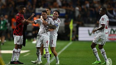 أهداف مباراة ميلان وأتلانتا اليوم الأحد في الدوري الإيطالي