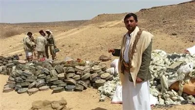 خبير يمني:  جماعة الحوثي الإرهابية زرعت 2 مليون لغم (فيديو)