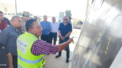 وزير الري يتفقد مشروع المسار الناقل لمياه الصرف الزراعي بمحطة الحمام