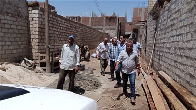 إزالة 7 حالات تعد بمدينة دشنا على الطريق العام 