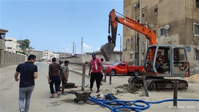 محافظ بورسعيد: رفع كفاءة شبكات منطقة فاطمة الزهراء