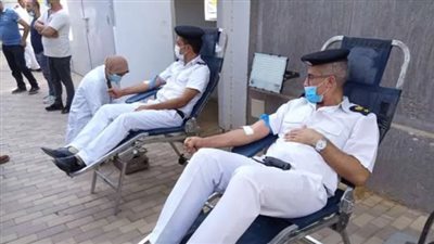 حملة للتبرع بالدم بمديرية أمن الوادي الجديد