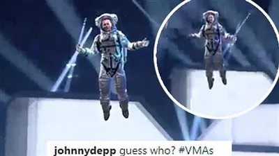 جوني ديب كان مفاجأة حفل جوائز MTV VMA