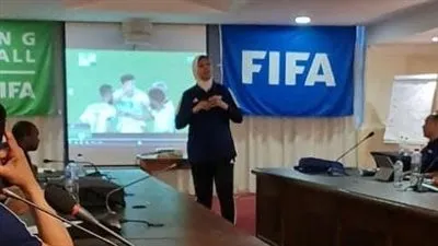 هيام بركة مراقبة لمباراة سموحة وفاركو اليوم بالدوري الممتاز