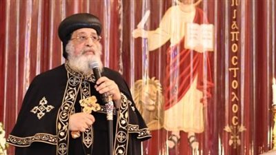 البابا تواضروس يستقبل كهنة كنيسة العذراء بأرض الجولف