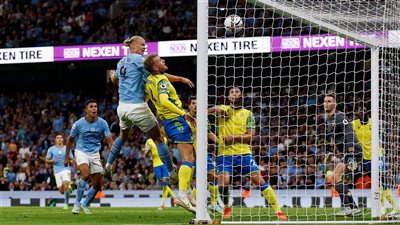 هالاند يسجل 3 أهداف في شباك نوتينجهام فورست في 38 دقيقة فقط