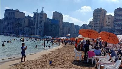 30% نسبة إشغال شواطئ الإسكندرية في آخر أيام أغسطس 
