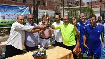 شركة المياه وكاترون أبطال دوري المصالح الحكومية والأحياء الشعبية بالقليوبية