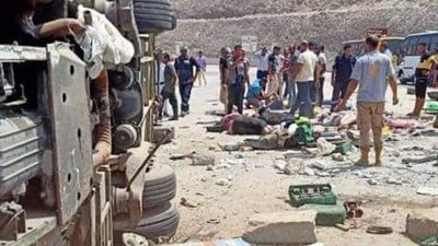 أهالي فاقوس يستعدون لتشييع جثامين أسرة من ضحايا قطار الشرقية 