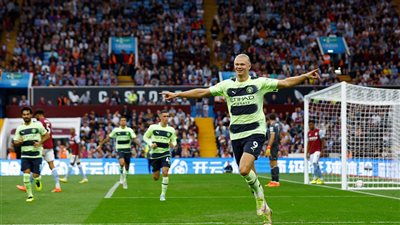 ملخص أهداف مباراة مانشستر سيتي وأستون فيلا اليوم السبت في الدوري الإنجليزي