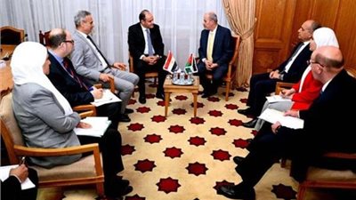 وزير التجارة يلتقي نظيره الأردني لبحث العلاقات الاستثمارية بين البلدين 