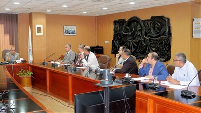 تفاصيل اجتماع اللجنة العليا لإدارة فندق جامعة المنصورة 