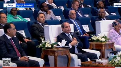 السيسي: نتطلع لتعزيز التعاون مع البنك الأوروبي لدعم الجهود التنموية بمصر (فيديو)